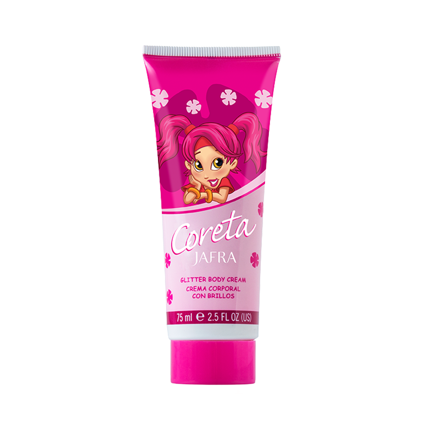 Coreta Crema Corporal con Brillos 75 ml