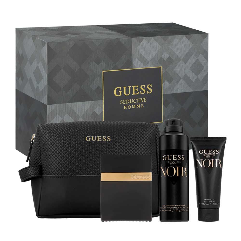 Guess Seductive Noir Estuche 4 pzs - Caballero