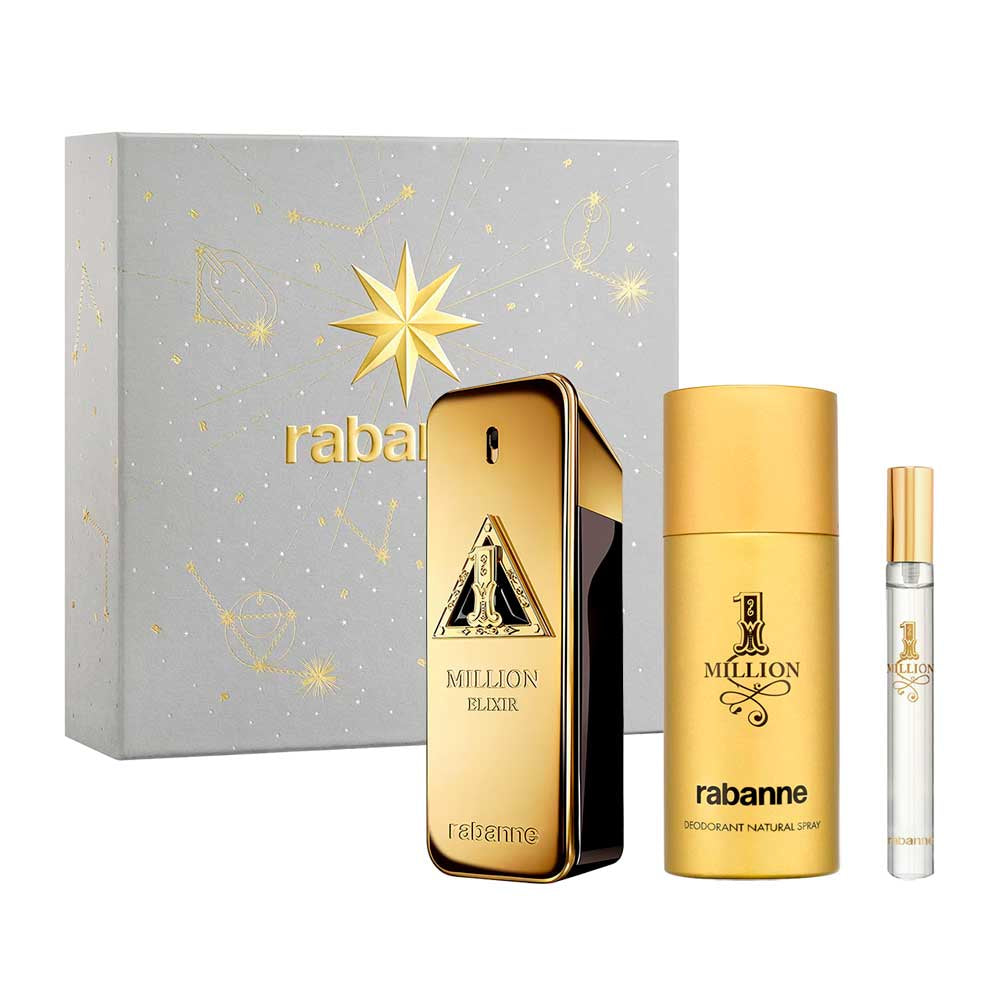 One Million Intense Elixir Estuche 3pzs Caballero EDP 100ml + Desodorante 150ml + Miniatura 10ml