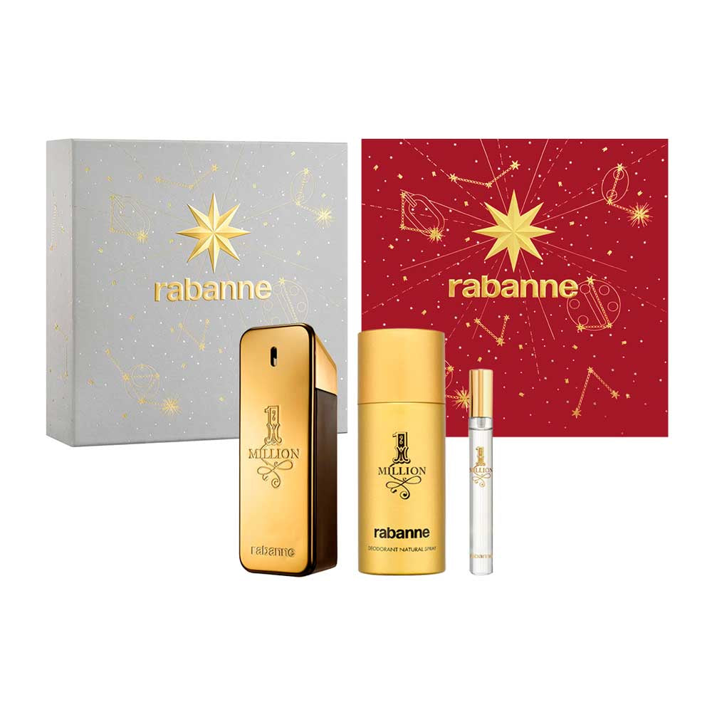 One Million Estuche 3pzs Caballero EDT 100ml + Desodorante 150ml + Miniatura 10ml