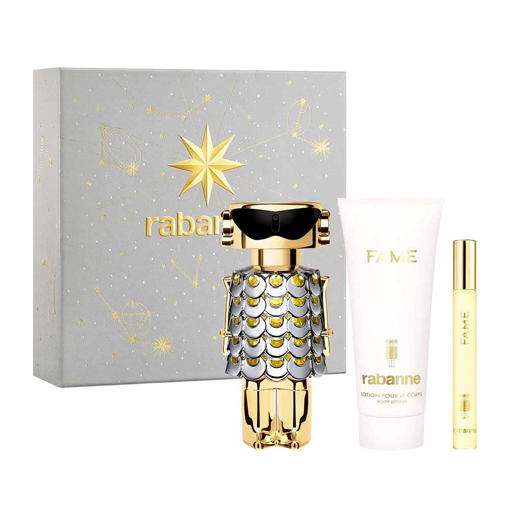 Fame Estuche 3pzs Dama EDP 80ml + Locion Corporal 100ml + Miniatura 10ml