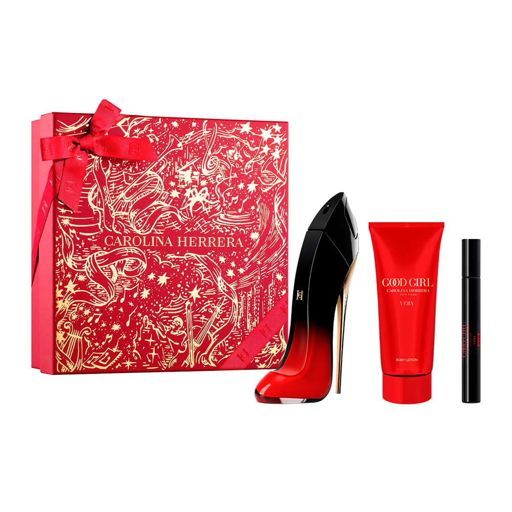 Good Girl Very Elixir Estuche 3pzs Dama EDP 80ml + Locion Corpora 100ml + Miniatura 10ml